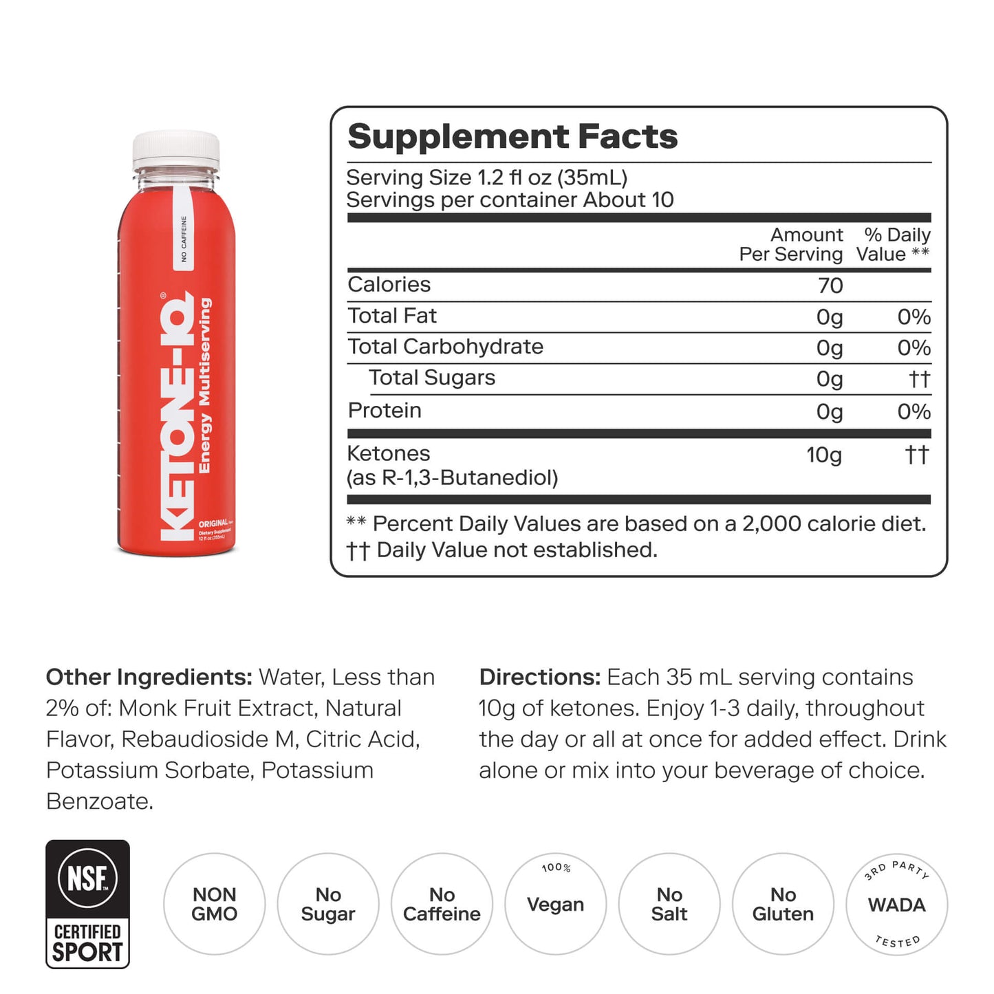Ketone-IQ Multiserving